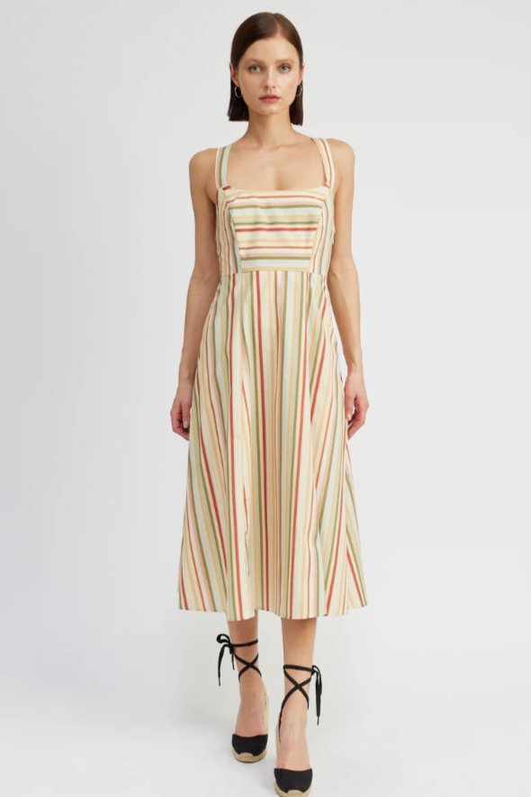 JL LYDIA MIDI DRESS