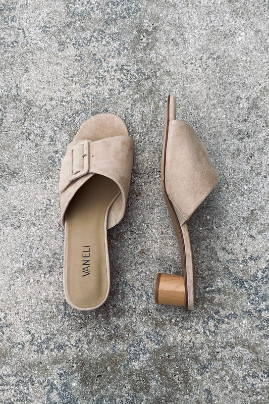 VL HILO-V SUEDE SANDAL IN NUDE