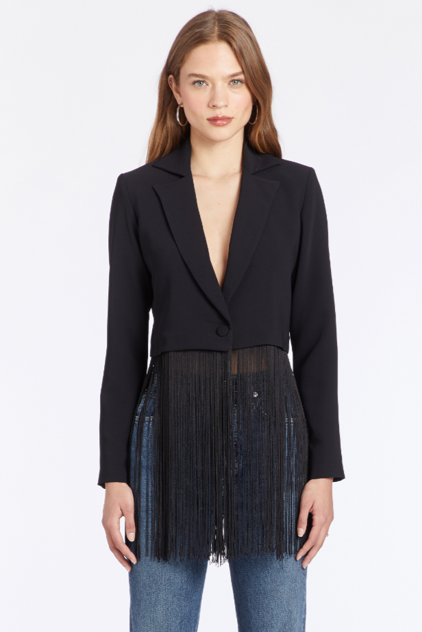 AU JONAS BLAZER  W/ FRINGE