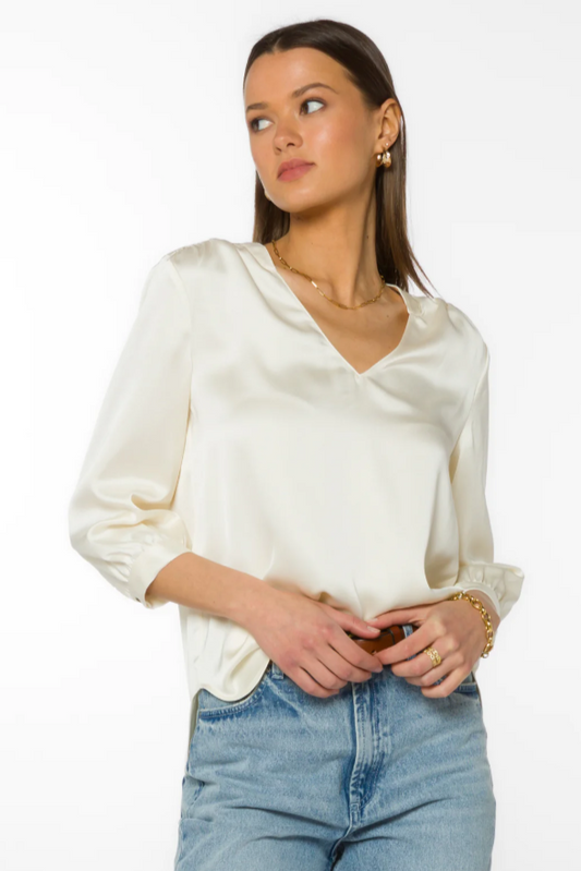 VH ROBYN WHITE BLOUSE