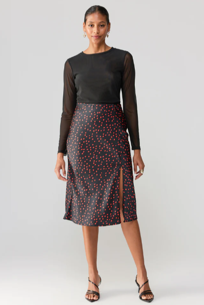 SC IN MY HEART MIDI SKIRT