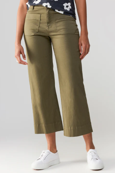 SC MARINE PANT IN OLIVE GREEN